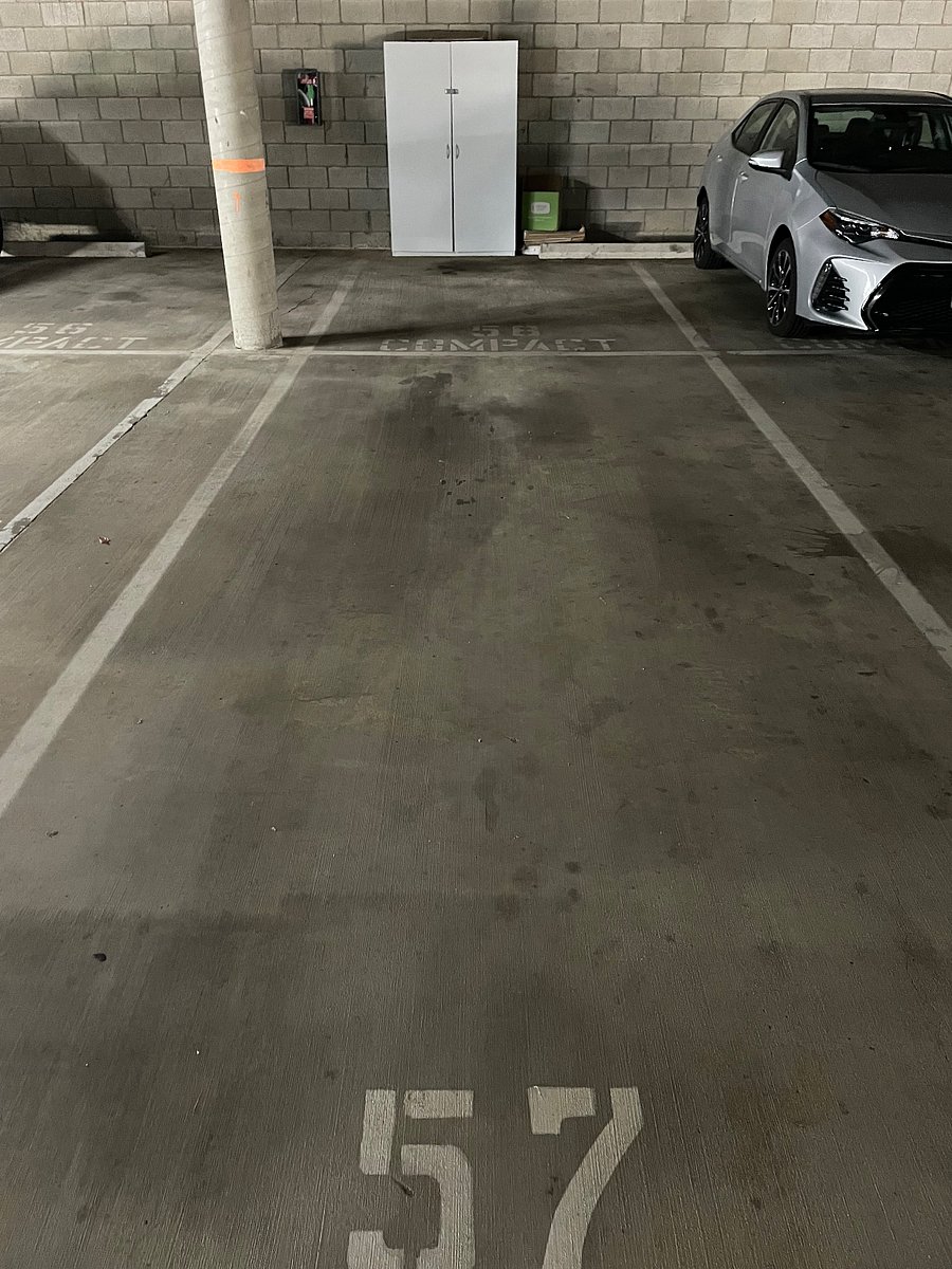 Designated parking spots for unit