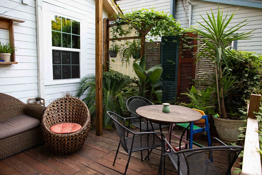 Outdoor space - back deck