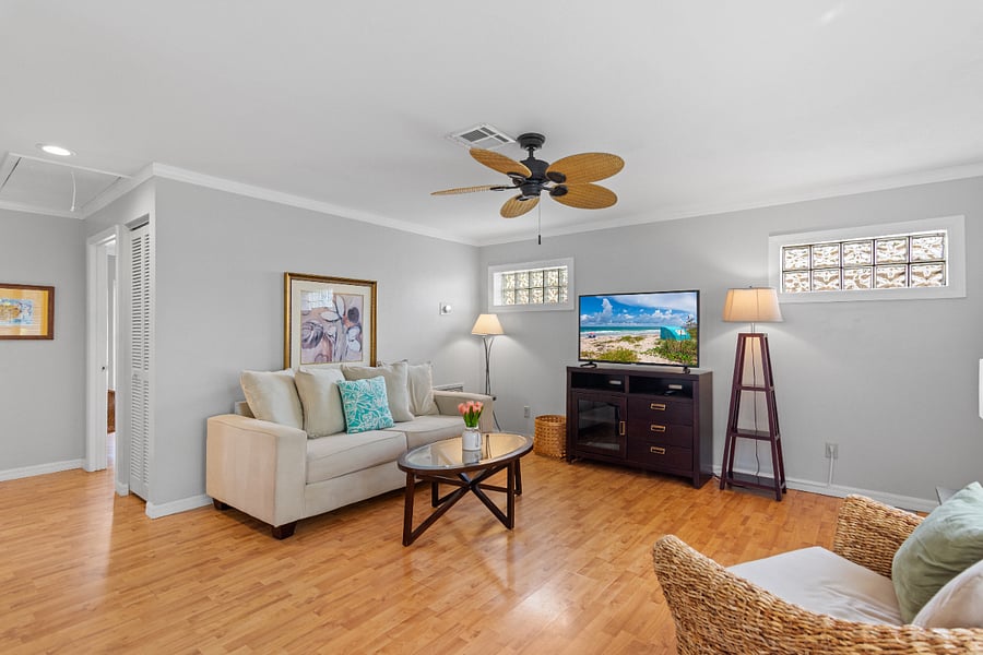 Open living room