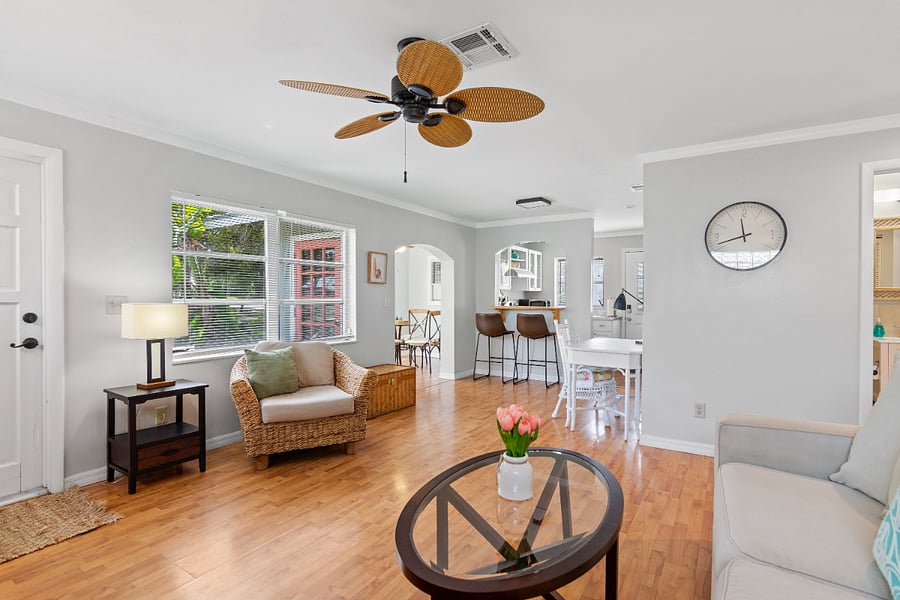 Open living room