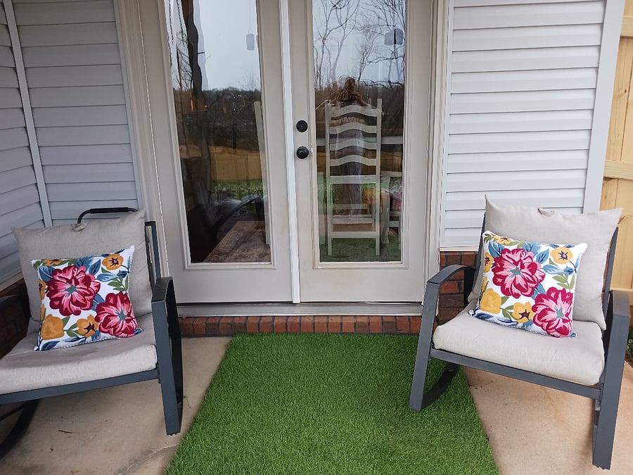 Back patio.
