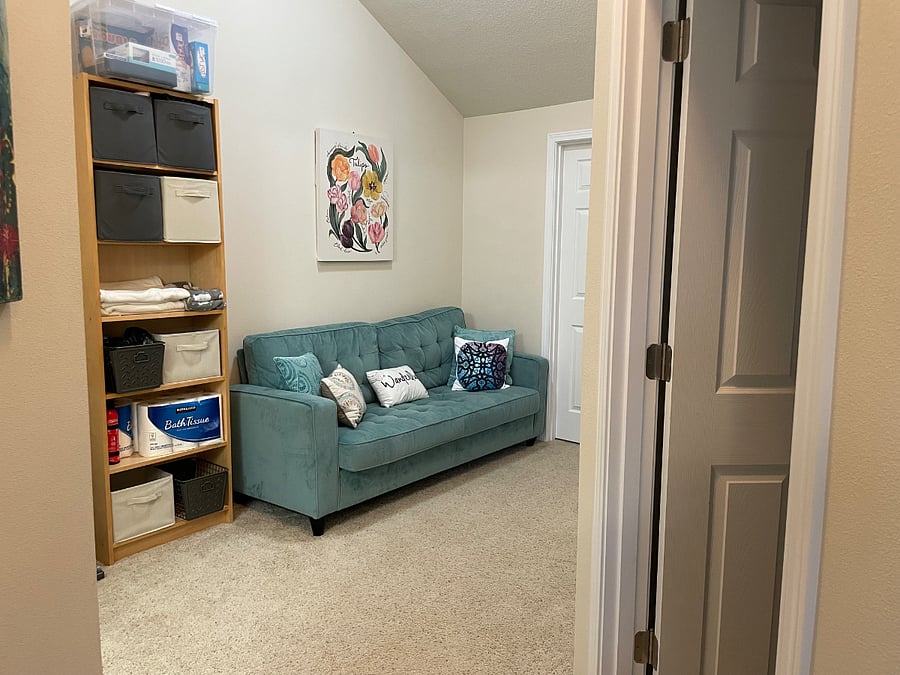 Semi private sitting room