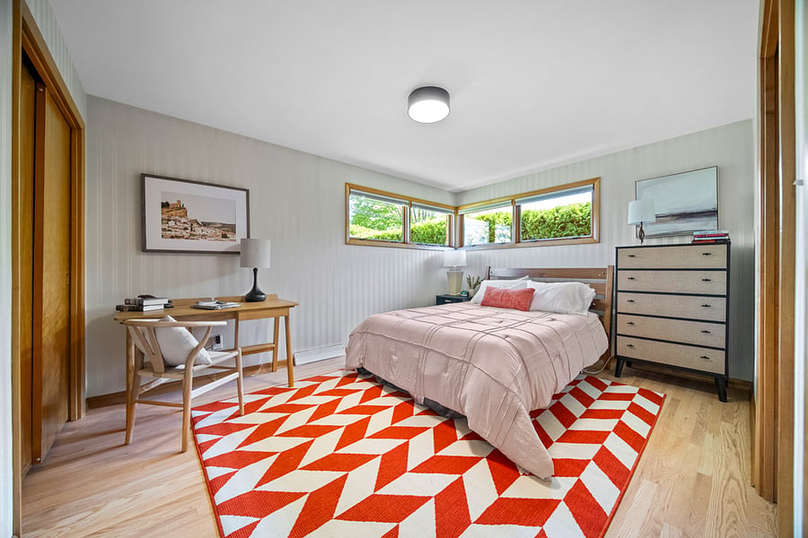 Queen Bedroom with dedicated work station