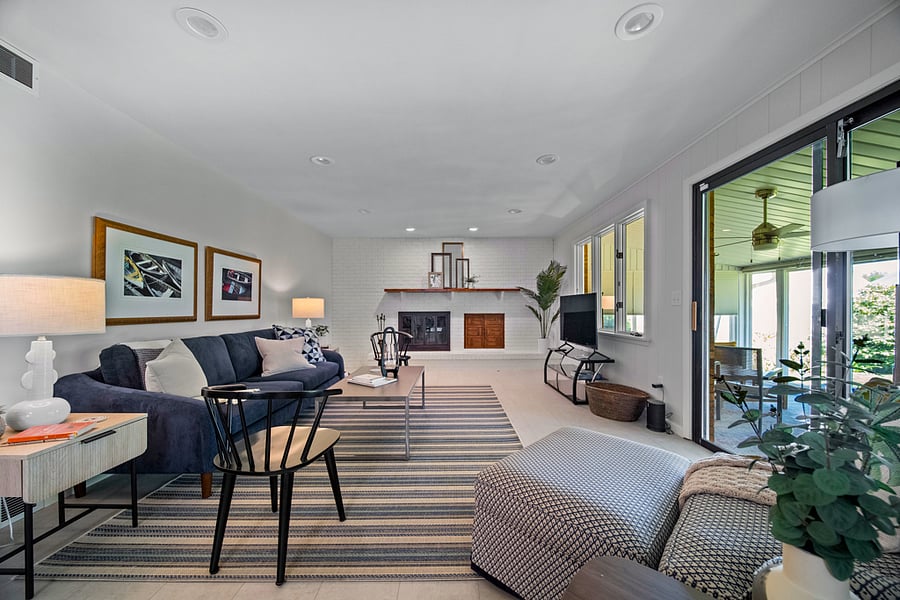 Family Room off kitchen
