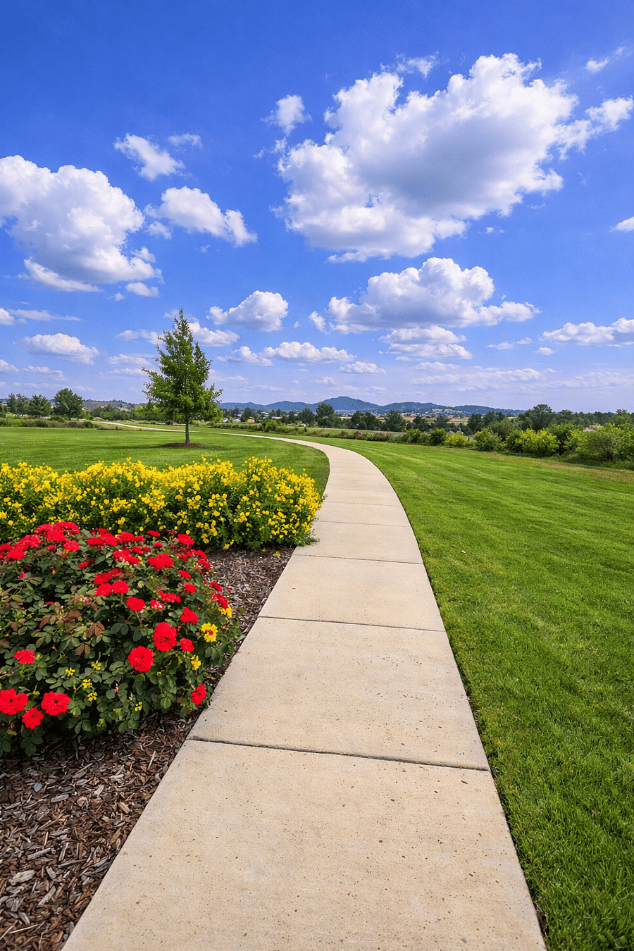 Beautiful, paved walking trails surrounding the community.