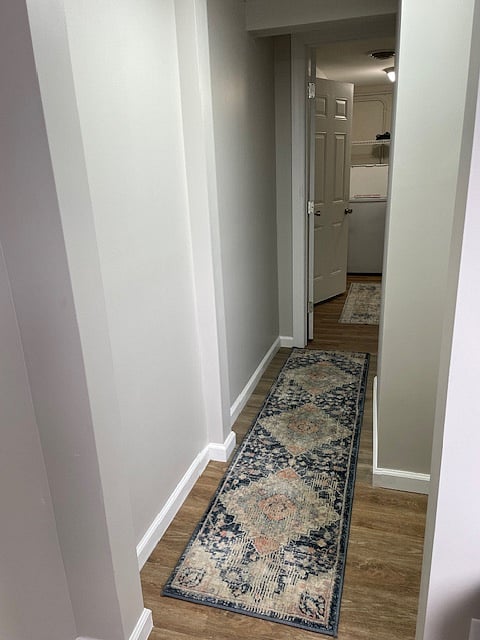 Hallway back to bedroom