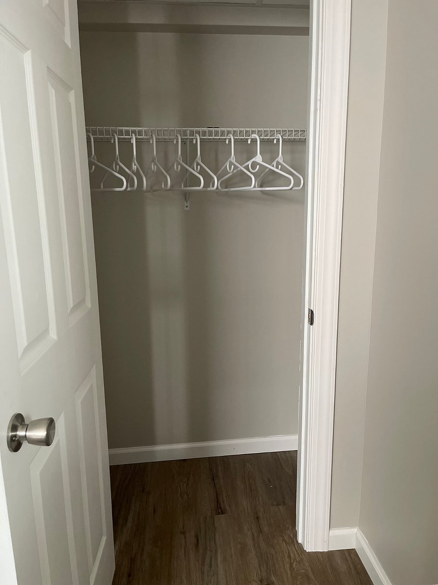 Closet in bedroom