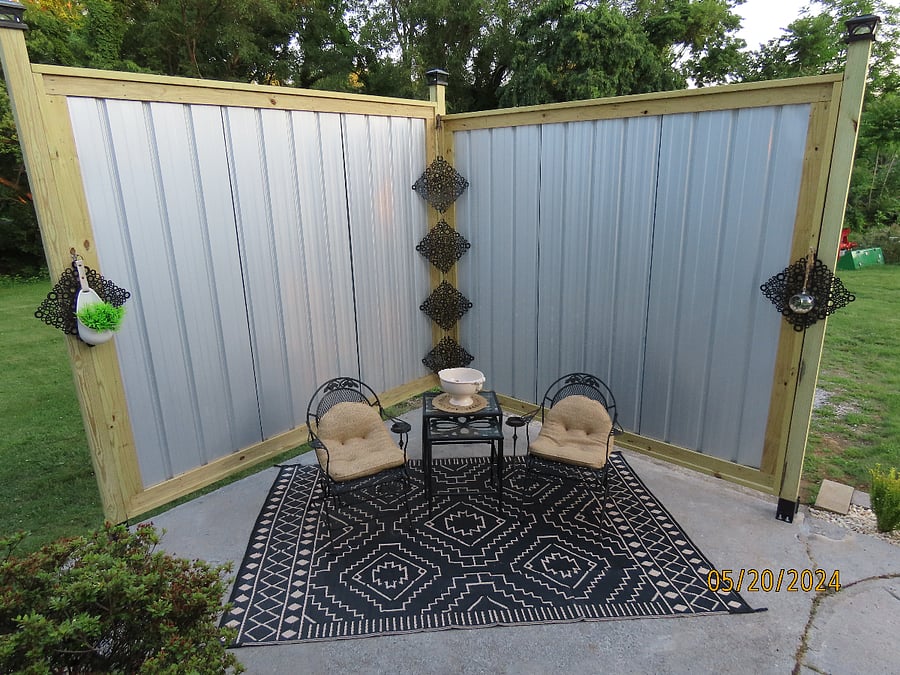 Private Outside Patio