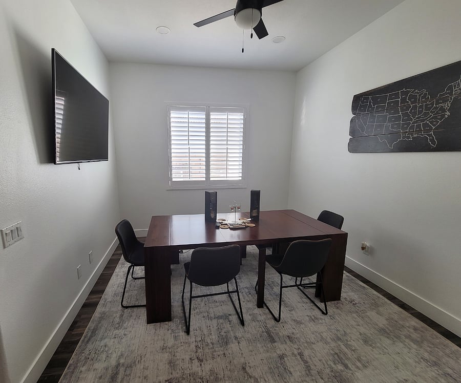 Duning room area