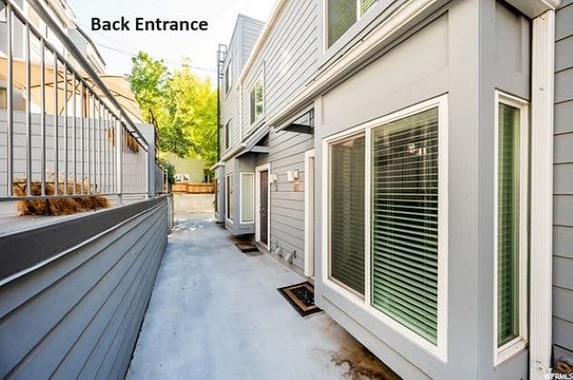 Back entrance