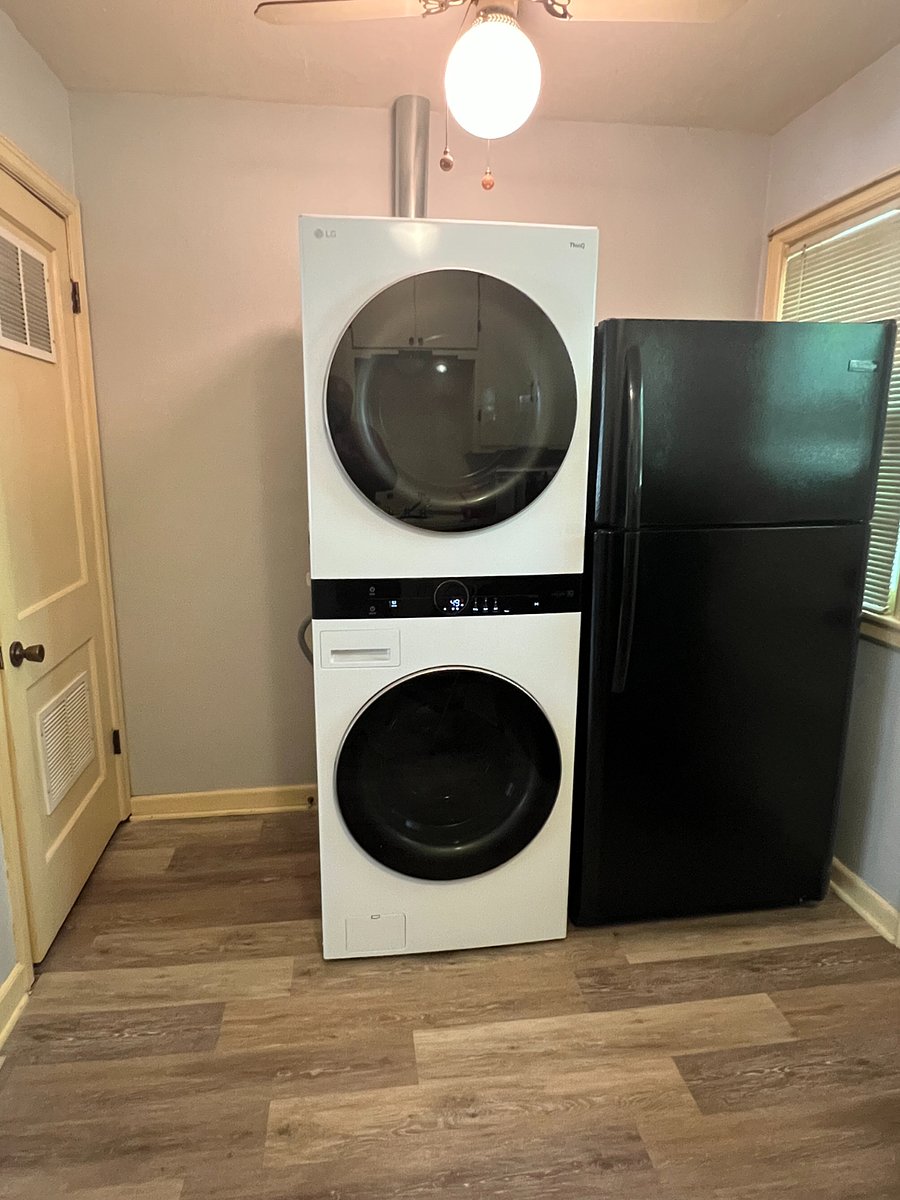 Full size Washer/Dryer and Fridge
