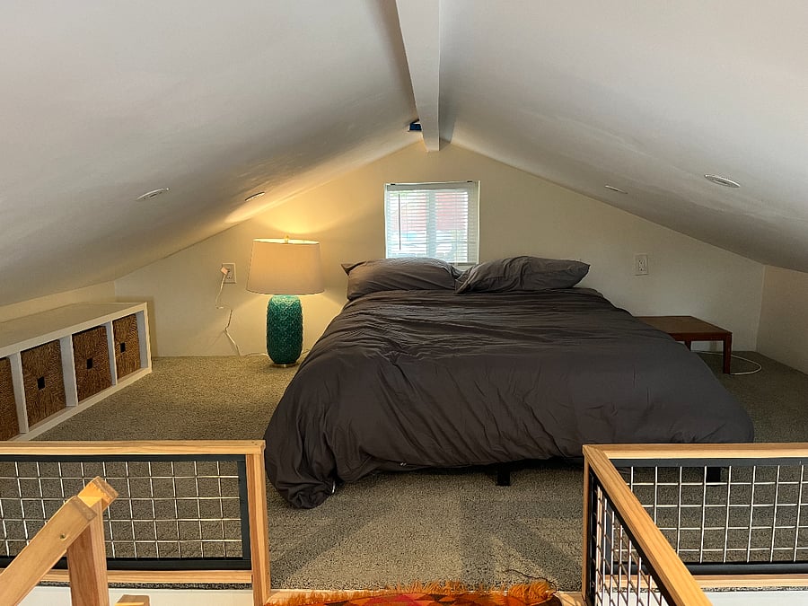 Full size medium/firm mattress.