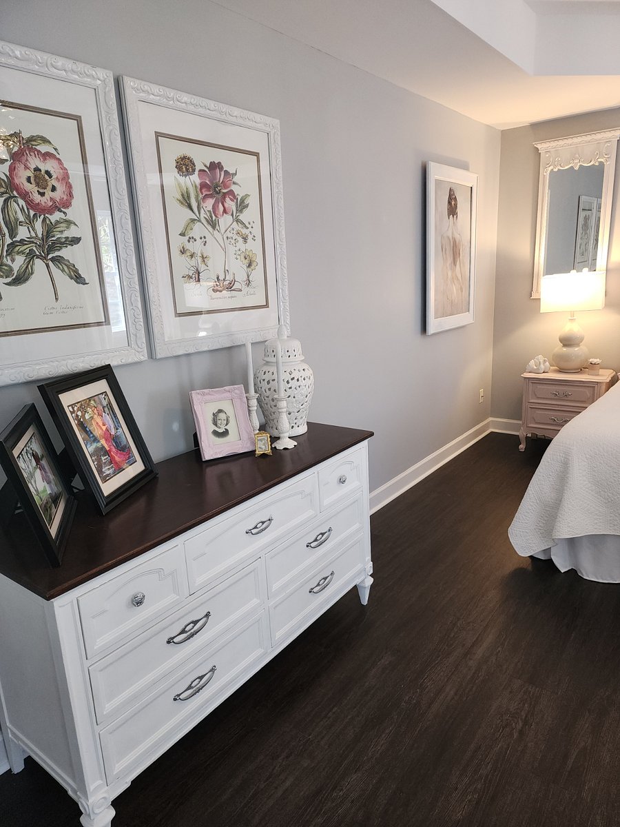 7 Drawer dresser in Master along with nightstands for storage