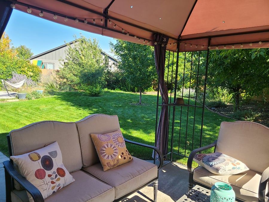 back patio seating
