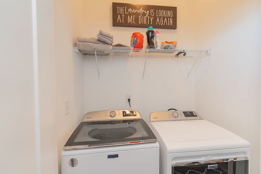 Washer and dryer included