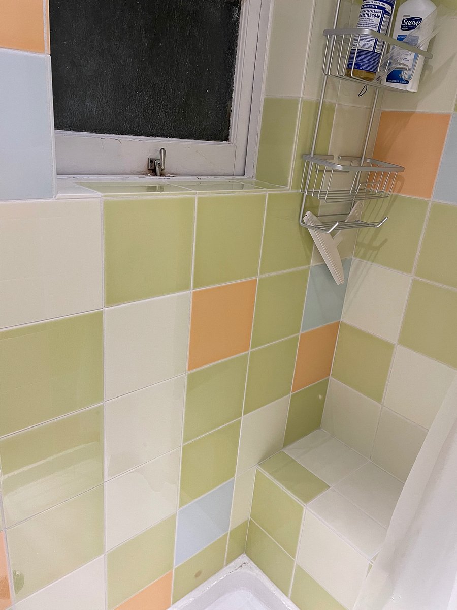 Dual shower and seated steam shower. Modern bathroom remodel.