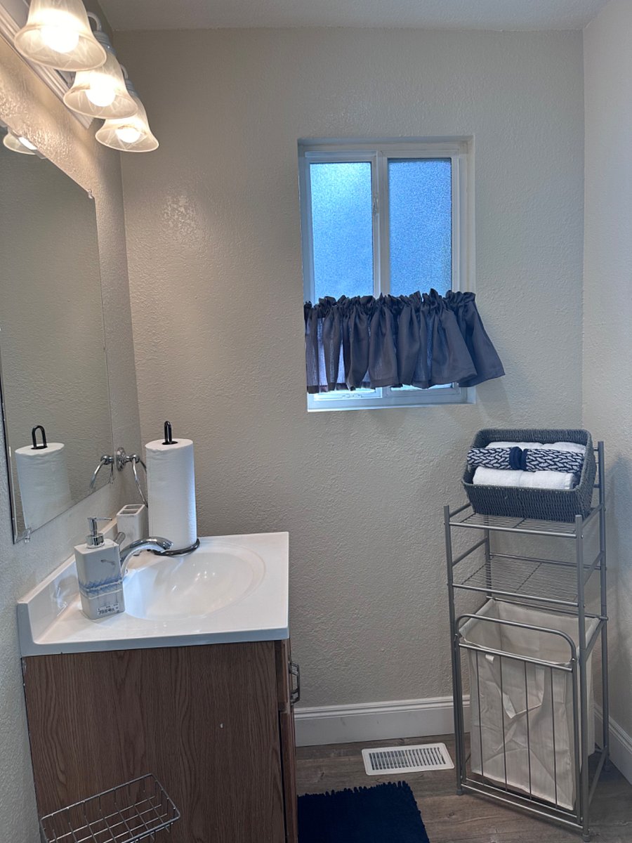 Bathroom with Shower and Tub Combination.