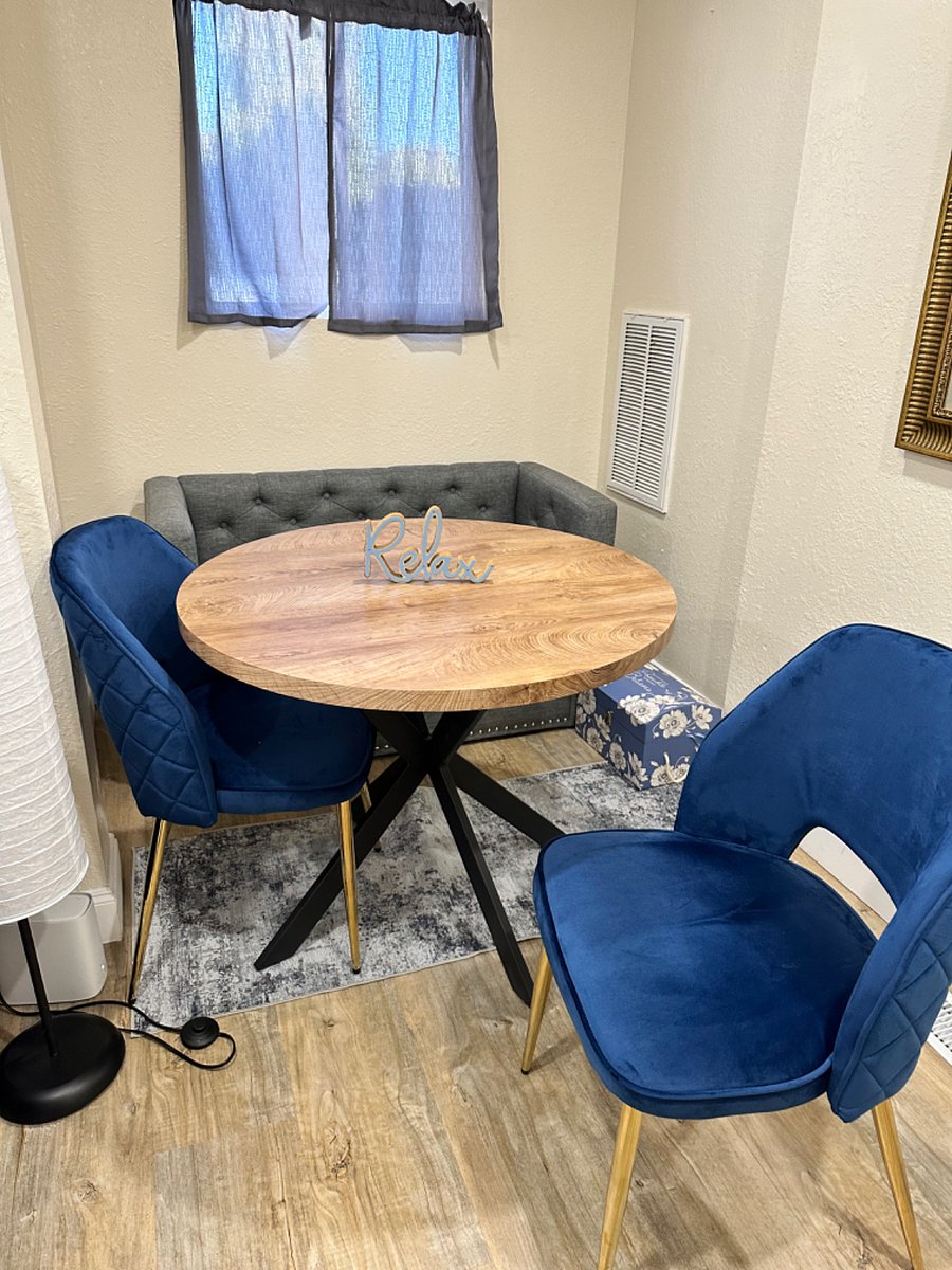 Dining Table. Eat /work space with chairs 4 chairs.