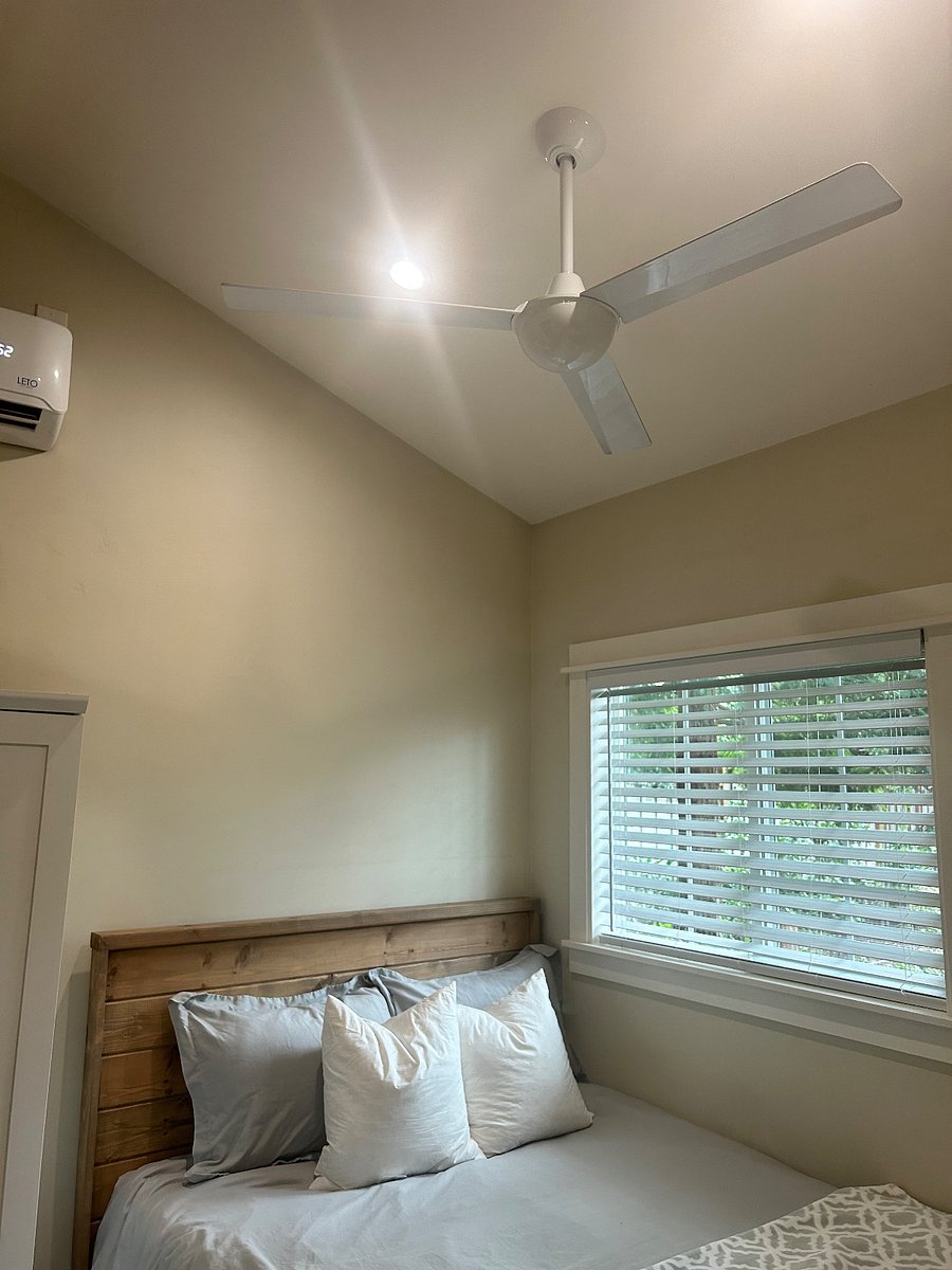 Ceiling fan and A/C heater