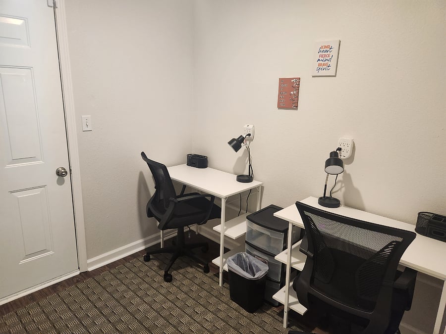 Area in the home for dedicated office or storage. I can customize as needed.