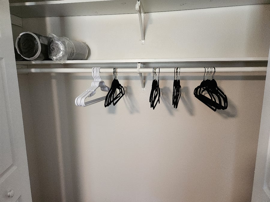 King bedroom closet.