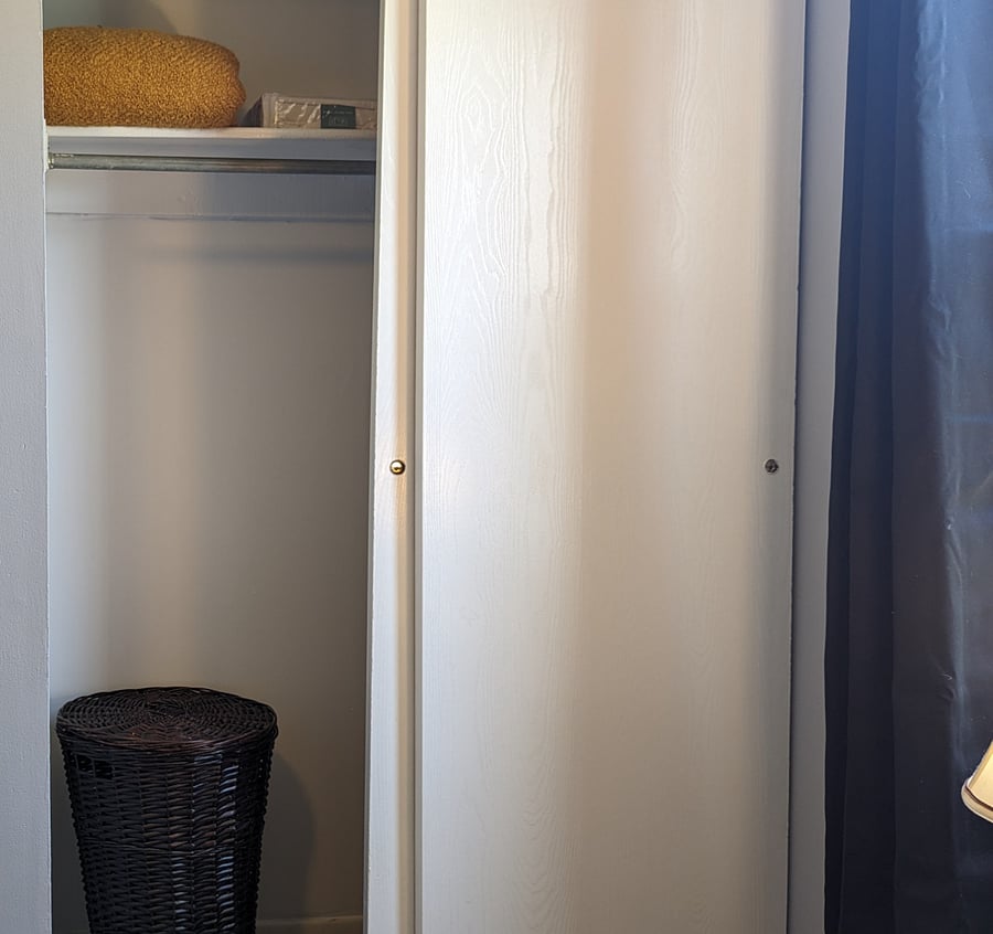 2nd Bedroom Closet and Hamper