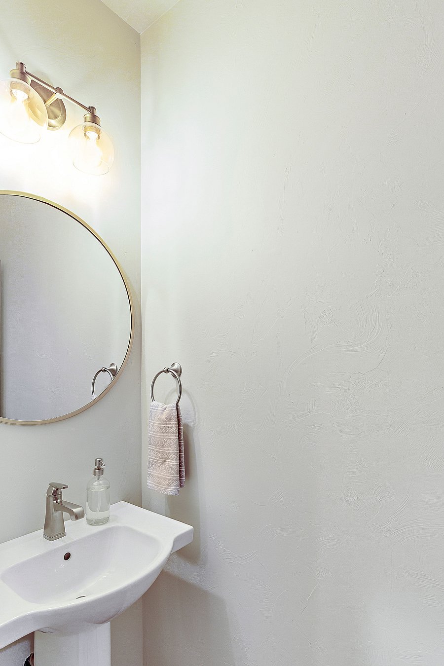 Downstairs half bath.