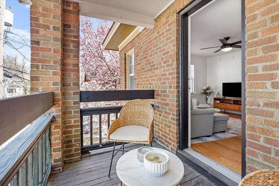 Private balcony