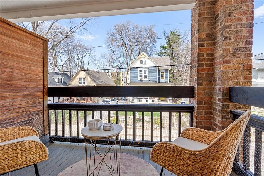Private balcony