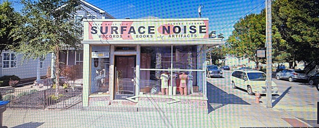Apartment sits behind this storefront