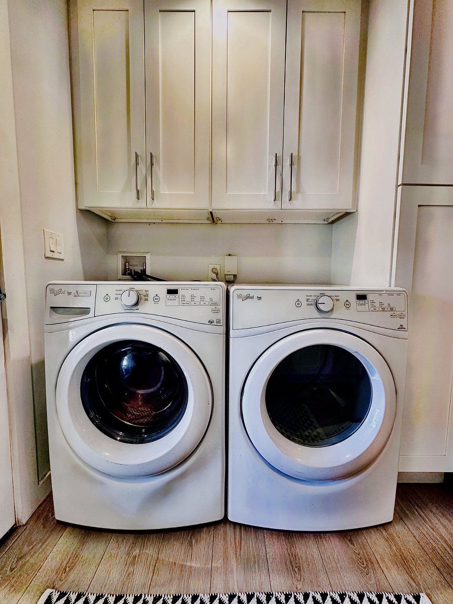 Washer and dryer included