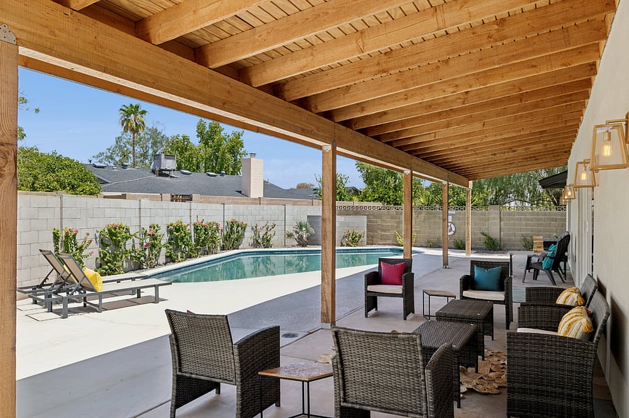 Pool and Outdoor Seating