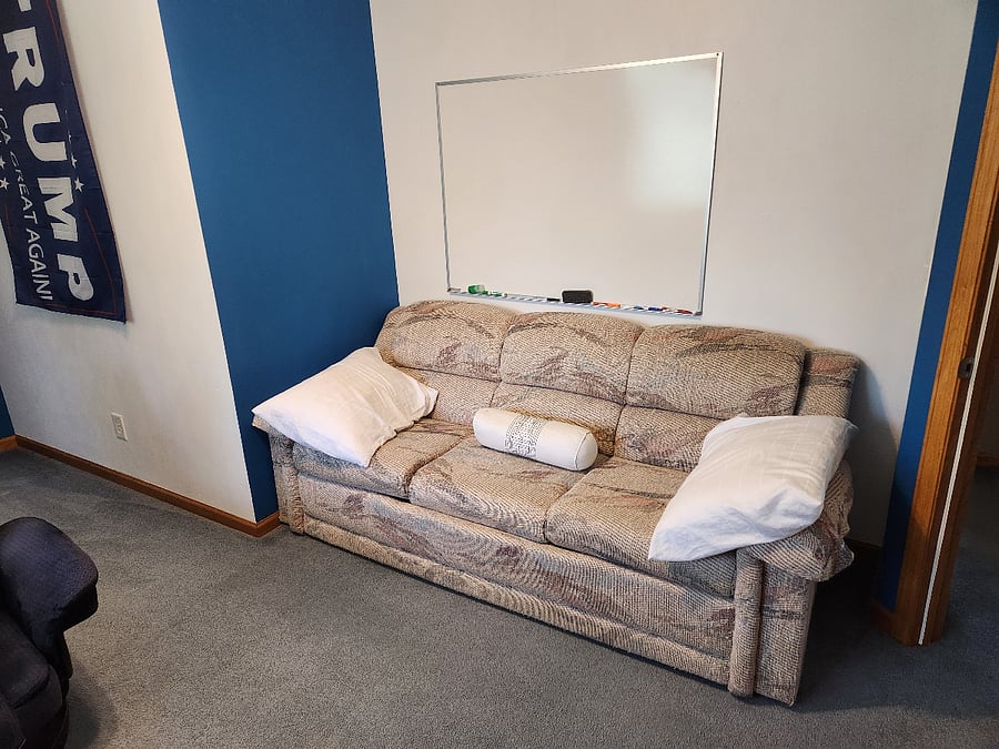 Guest Sleeper Sofa- Unit B ($1000/Month)
