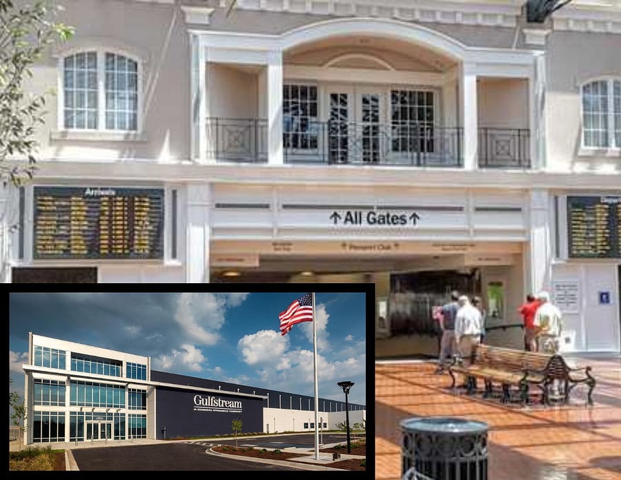 Savannah International Airport and Gulfstream are located just North of this space.  