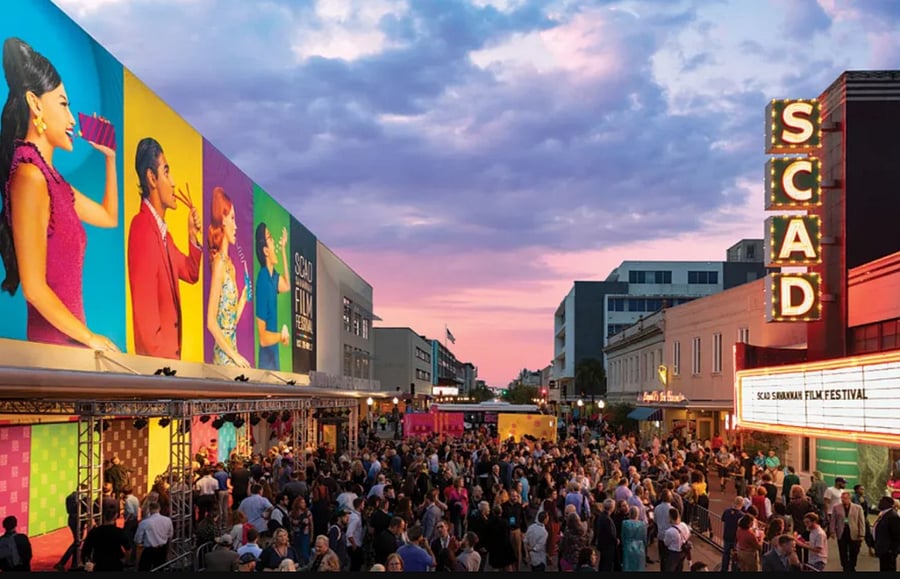 Savannah College of Art and Design (SCAD) plays a large role in the downtown Savannah scene.  See world class art, films, and more at the film festivals and many exhibits they offer.
