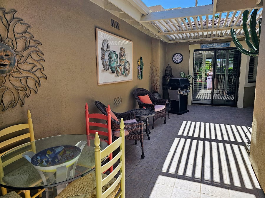 Inner Courtyard with Gas Barbecue