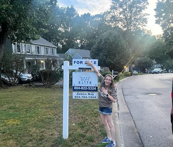 This is me the day after closing on my new home. 