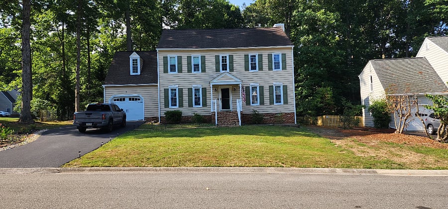 This is the homes exterior. My neighbors are wonderful and keep an eye on the home. They are always friendly and happy to help with resources.  