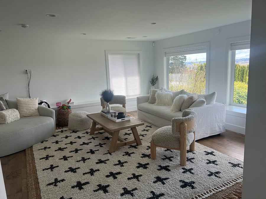 Shared upstairs living room.