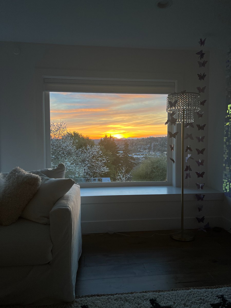 Gorgeous sunset views are my favorite part of this house.