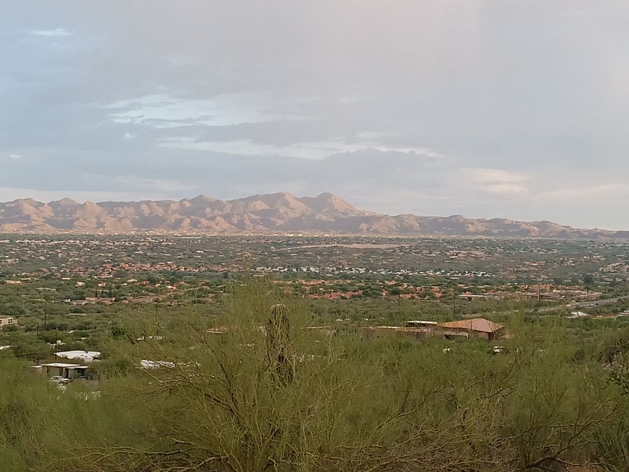 View of Dove Moutain from the house