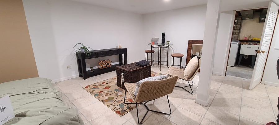 Cozy sitting area with high speed internet
