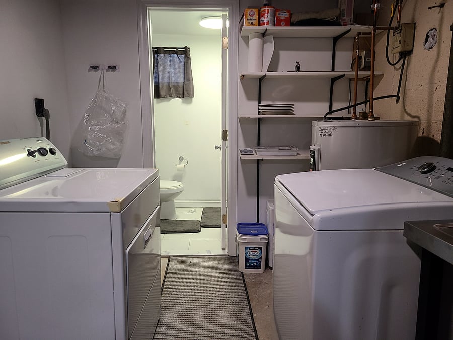 Shared laundry room