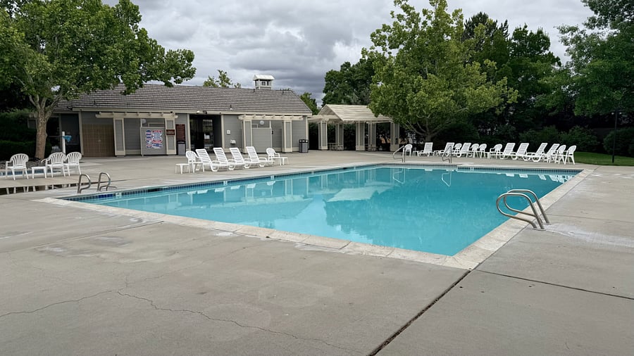 Pool open from Memorial day thorugh Labor day.