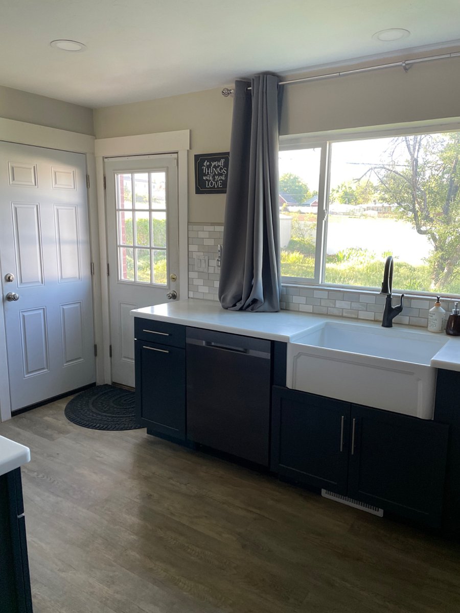 Kitchen- Sink & Back Door