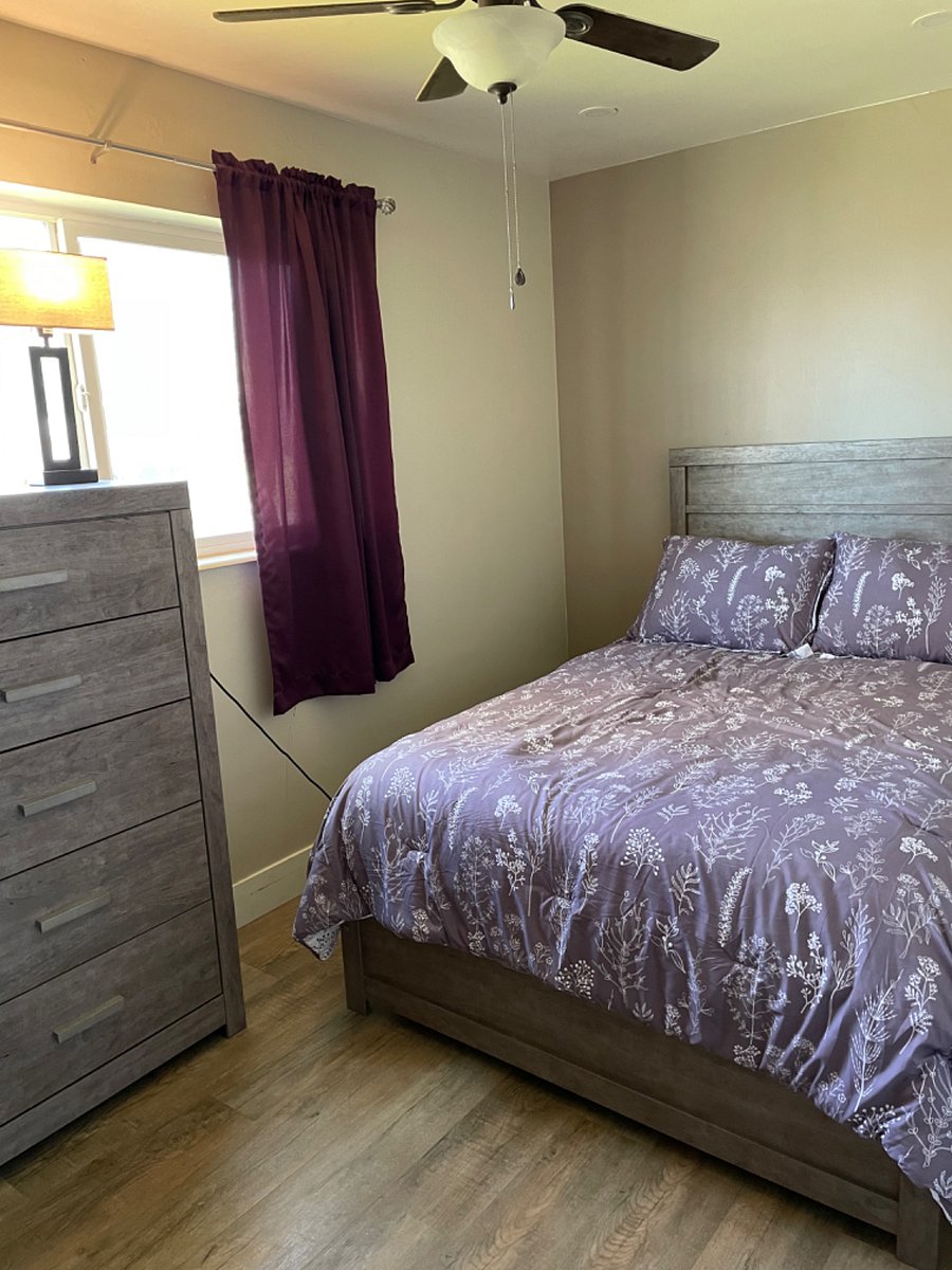Bedroom 3- Bed & Dresser