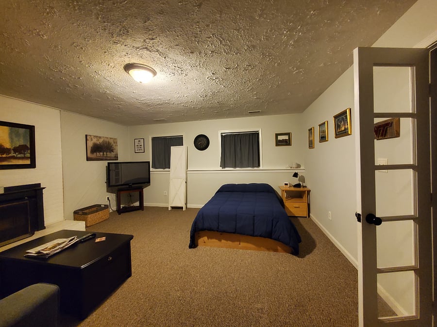 Sleeping area, may rearrange furniture to your liking.