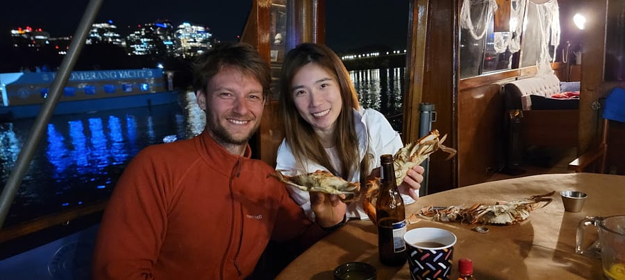 In Maryland eating crabs and fresh seafood is what we do!