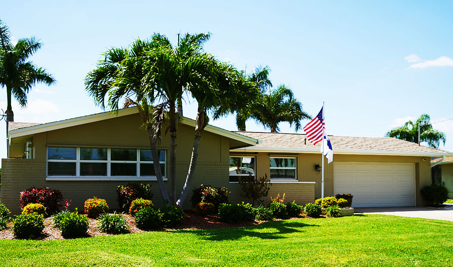 Exterior of home