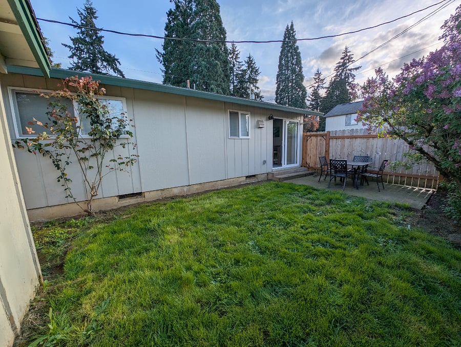 Private yard